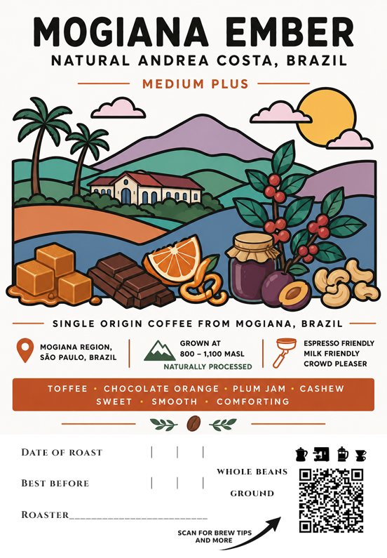Mogiana Ember - Light Medium Roast