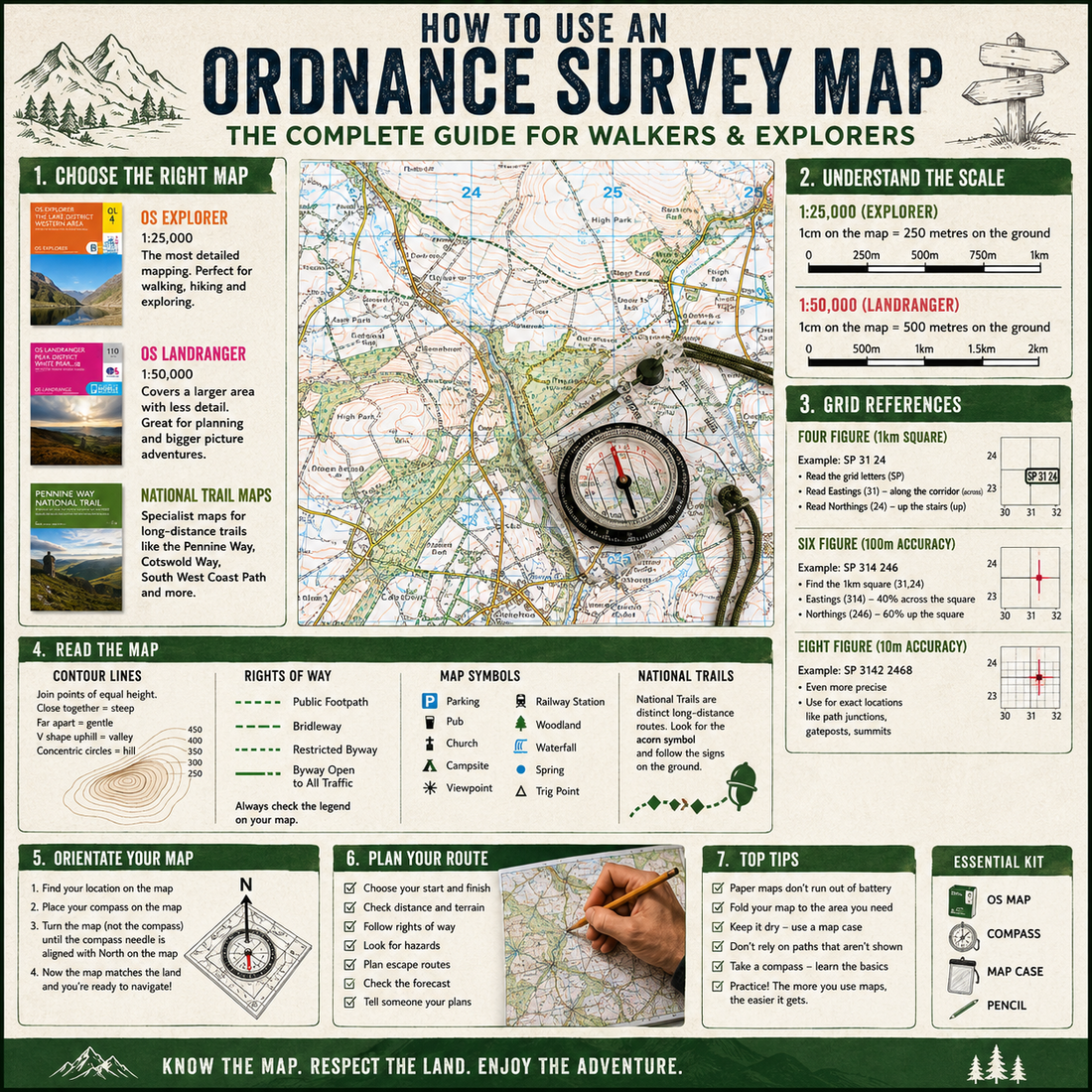 The Complete Guide to Using an Ordnance Survey Map